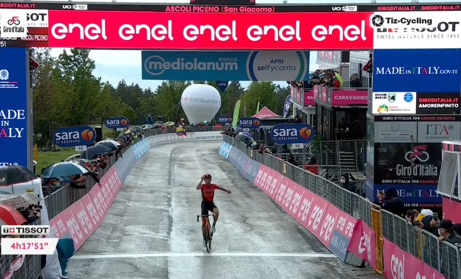 Gino Mader sexta etapa Giro Italia 2021