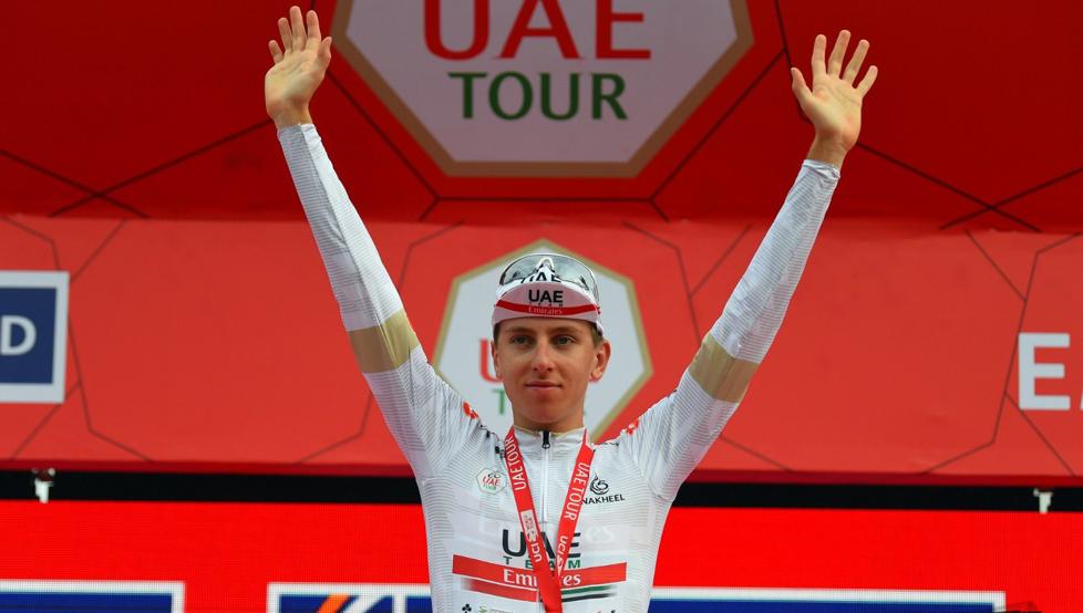 Tadej Pogacar tercera etapa uae tour 2021