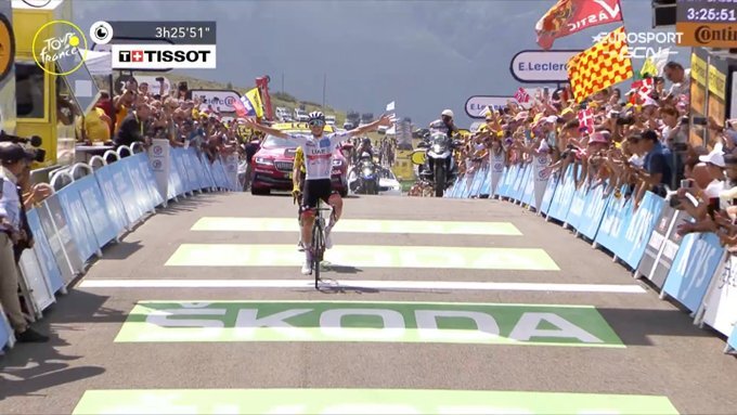 Pogacar Tercera victoria Tour Francia 2022