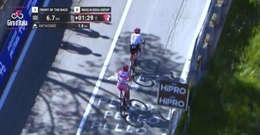 carapaz giro italia dos