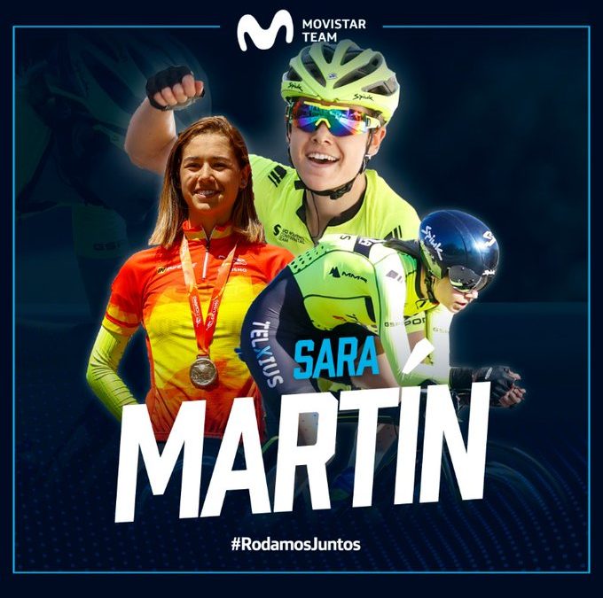 Sara Martín vestirá los colores de Movistar