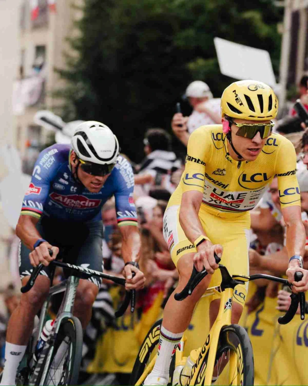 MVDP consigue un doblete en el quinto Tour de Tadej Pogacar