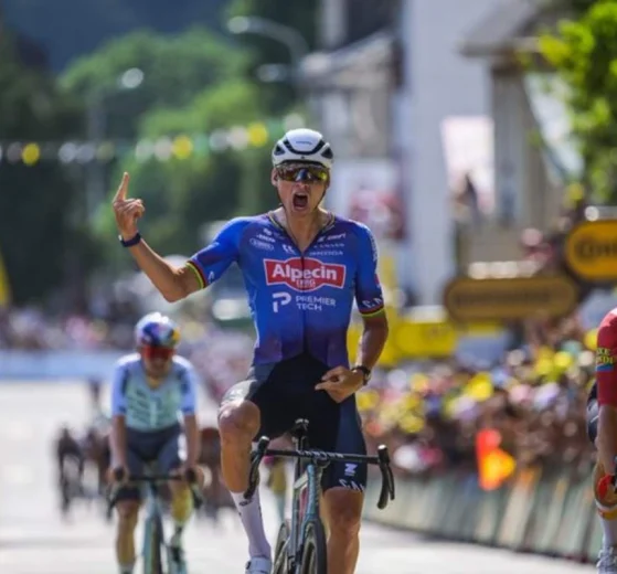 Mathieu Van der Poel consigue la victoria en la jornada previa al día de descanso