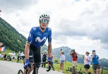 El buen estado de forma de Enric Mas durante la segunda etapa de la Vuelta a Burgos