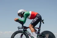 Filippo Ganna le planta cara a Evenepoel en la CRI de Montreal