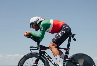 Filippo Ganna le planta cara a Evenepoel en la CRI de Montreal
