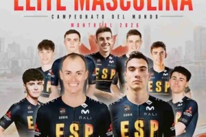 Juan Ayuso y Enric Mas lideran a la selección española en el Mundial de Montreal