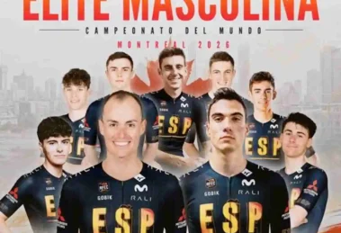 Juan Ayuso y Enric Mas lideran a la selección española en el Mundial de Montreal
