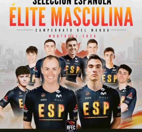 Juan Ayuso y Enric Mas lideran a la selección española en el Mundial de Montreal
