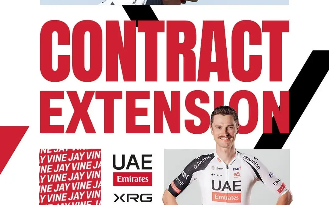 Jay Vine se queda en el UAE Team Emirates - XRG hasta 2029